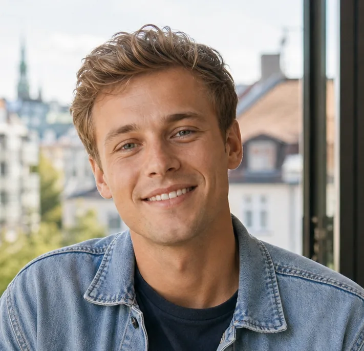 Ung roomie i roomies fællesskabet